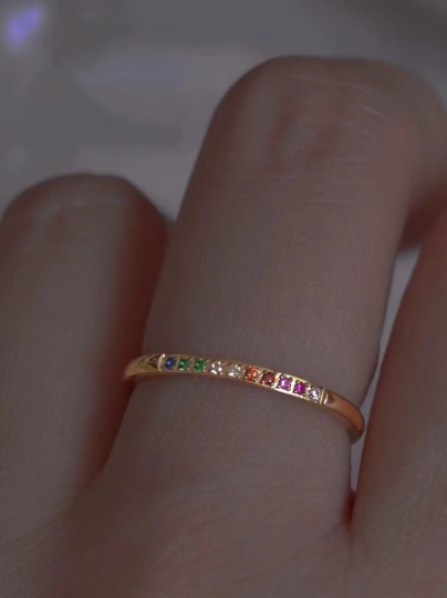 Waterproof Rainbow Ring