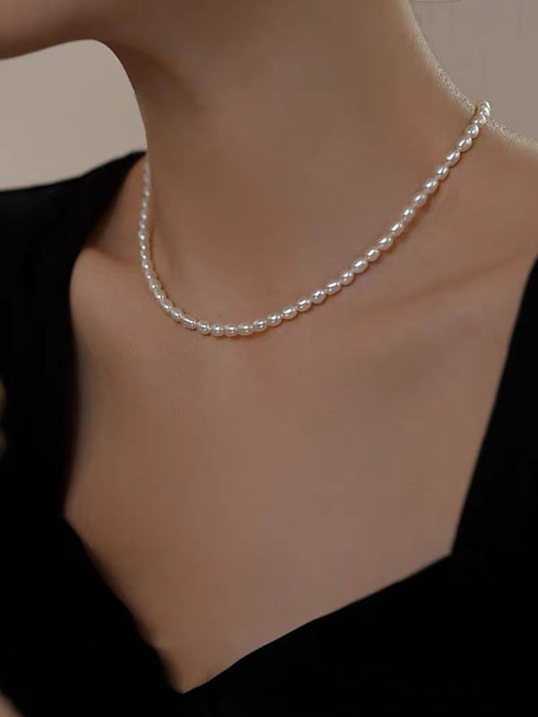 Real Natural Freshwater Pearl Necklace