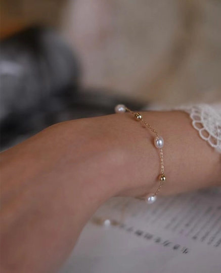 Handmade Natural Pearl Bracele