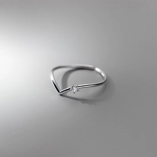 925 Silver Irregular Ring